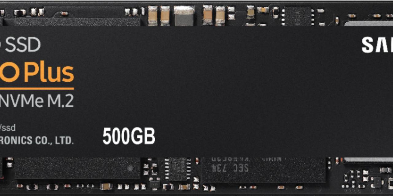 Samsung SSD 970 EVO Plus SSD M.2 NVMe PCIe 500GB